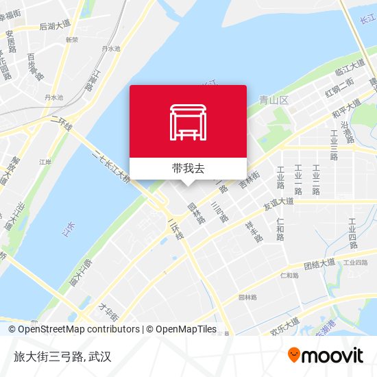 旅大街三弓路地图