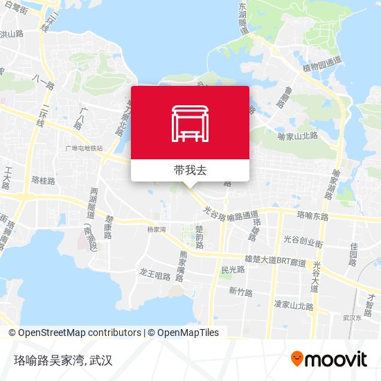 珞喻路吴家湾地图