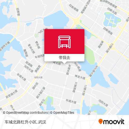 车城北路红升小区地图