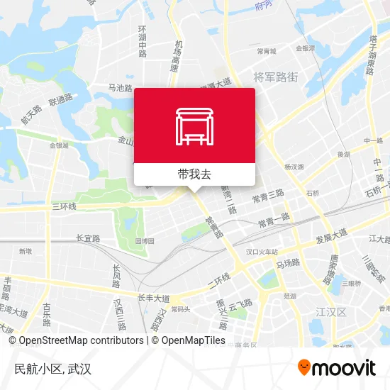民航小区地图