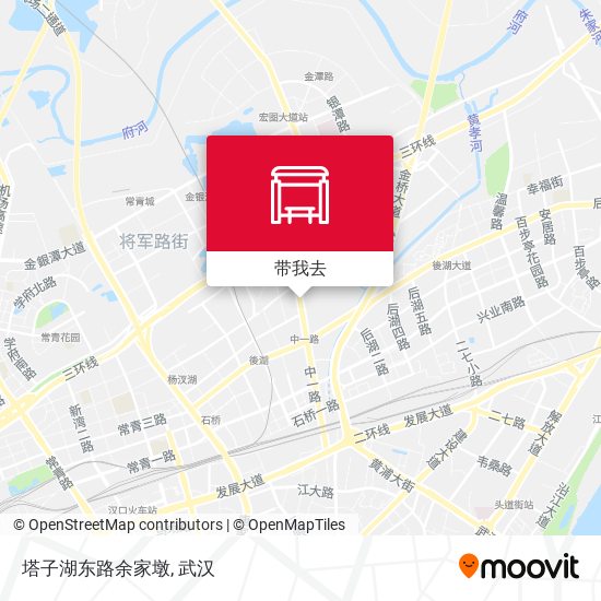塔子湖东路余家墩地图