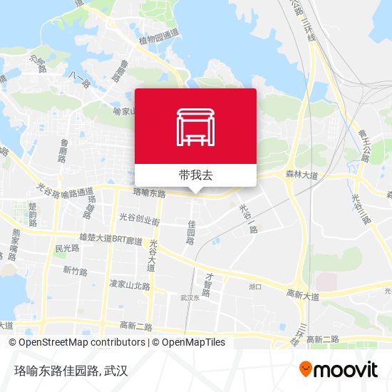 珞喻东路佳园路地图