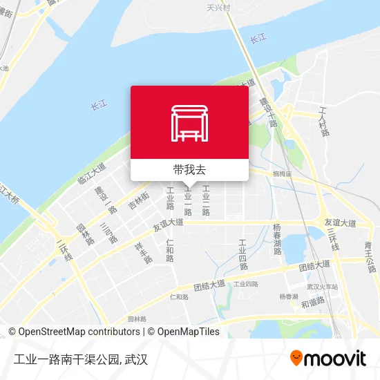 工业一路南干渠公园地图