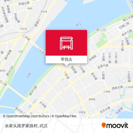 余家头路罗家路村地图