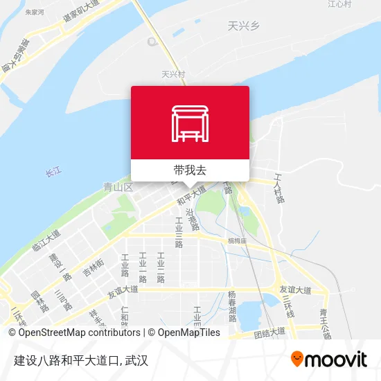 建设八路和平大道口地图
