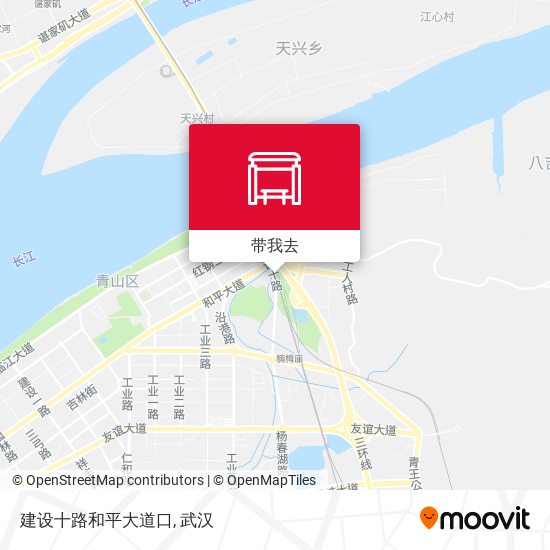 建设十路和平大道口地图