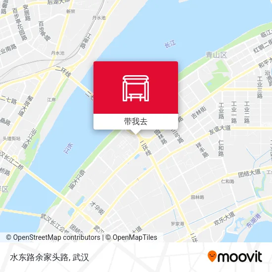 水东路余家头路地图