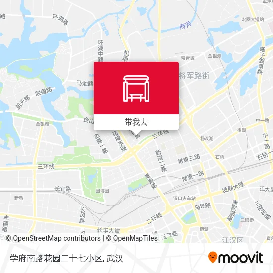学府南路花园二十七小区地图