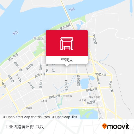 工业四路黄州街地图