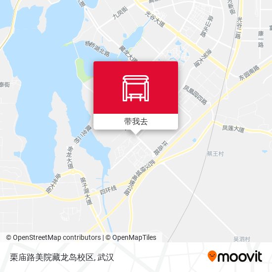 栗庙路美院藏龙岛校区地图