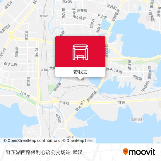 野芷湖西路保利心语公交场站地图