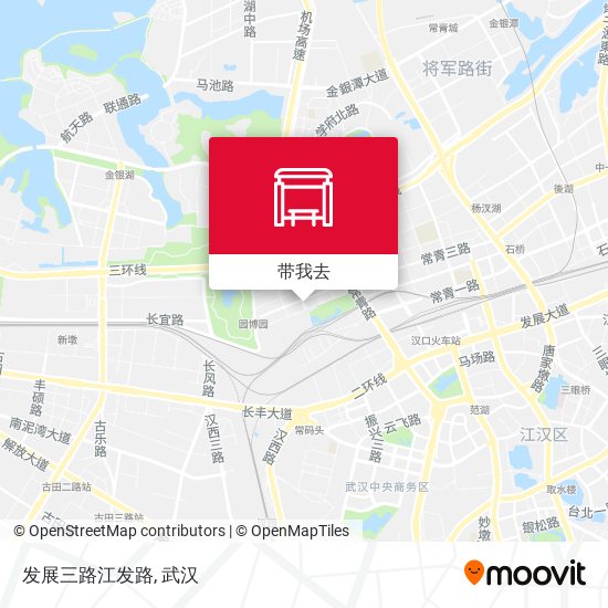 发展三路江发路地图