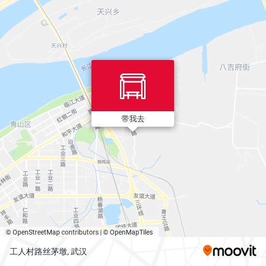 工人村路丝茅墩地图