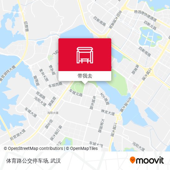 体育路公交停车场地图