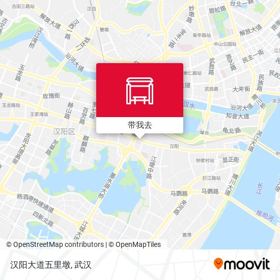 汉阳大道五里墩地图