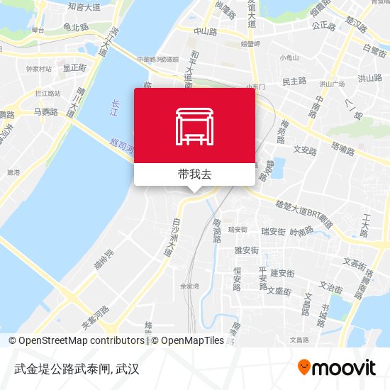 武金堤公路武泰闸地图