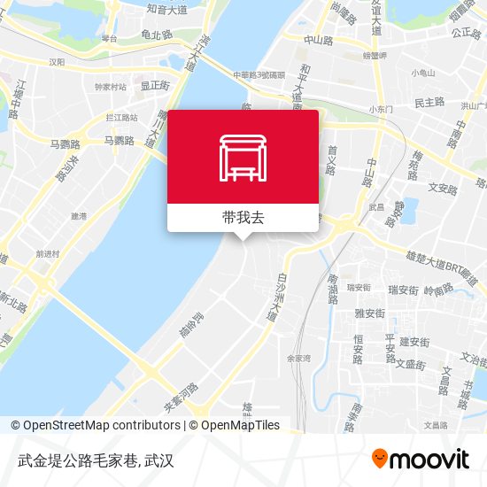 武金堤公路毛家巷地图