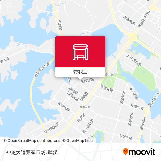 神龙大道菜家市场地图