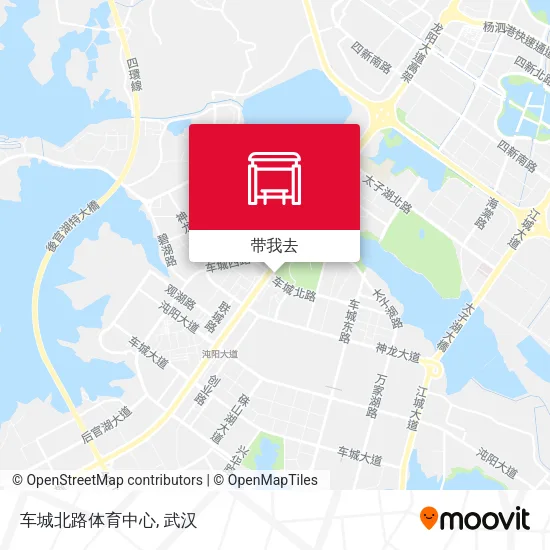 车城北路体育中心地图