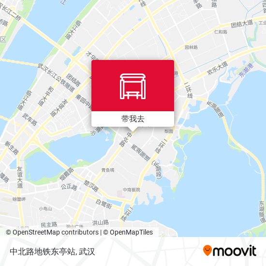 中北路地铁东亭站地图