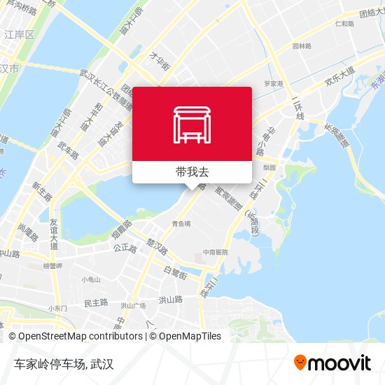 车家岭停车场地图