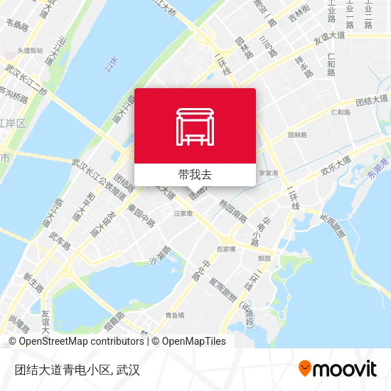 团结大道青电小区地图