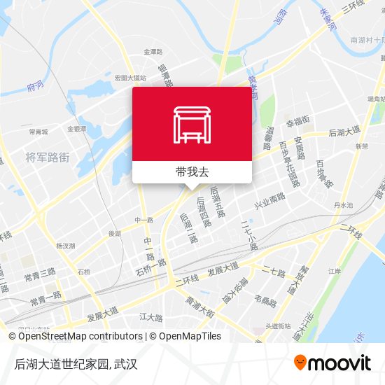 后湖大道世纪家园地图