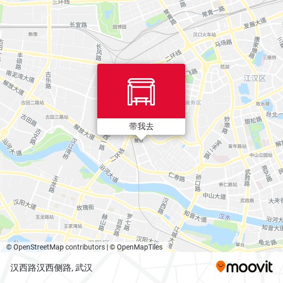 汉西路汉西侧路地图