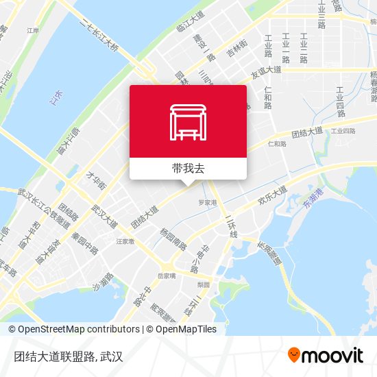 团结大道联盟路地图