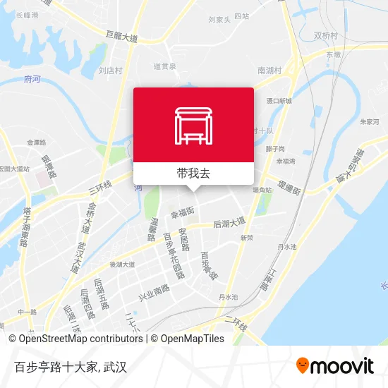 百步亭路十大家地图