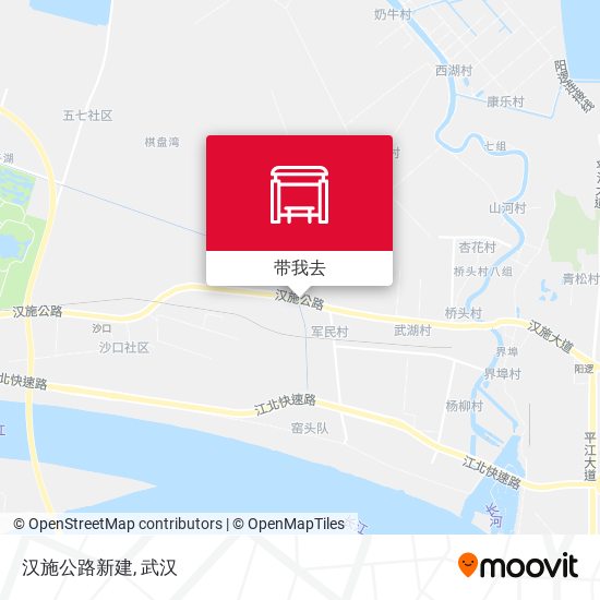 汉施公路新建地图