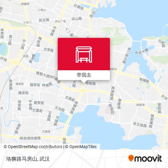 珞狮路马房山地图