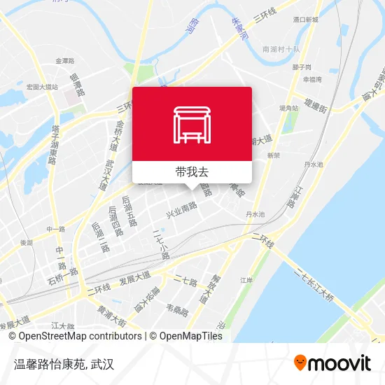 温馨路怡康苑地图