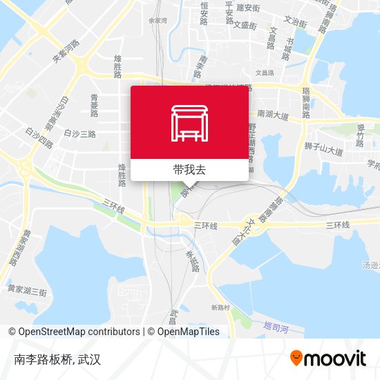 南李路板桥地图