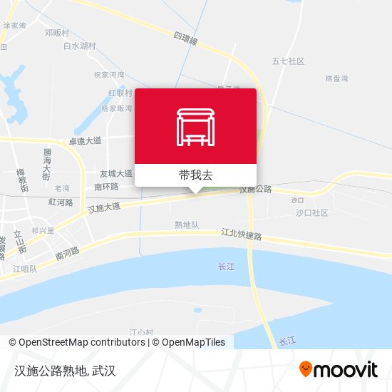 汉施公路熟地地图