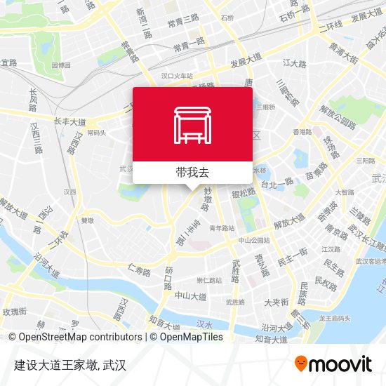 建设大道王家墩地图