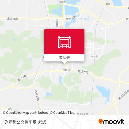 兴新街公交停车场地图