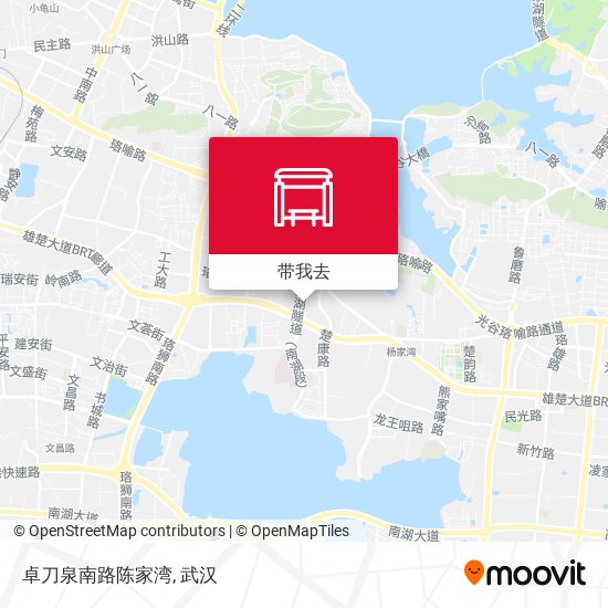 卓刀泉南路陈家湾地图