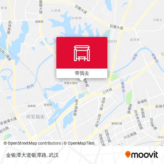 金银潭大道银潭路地图
