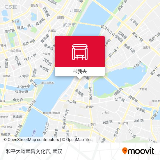 和平大道武昌文化宫地图