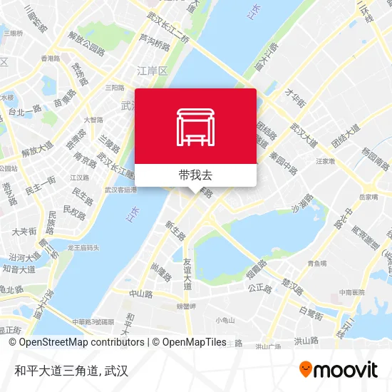 和平大道三角道地图