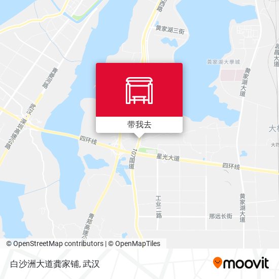 白沙洲大道龚家铺地图