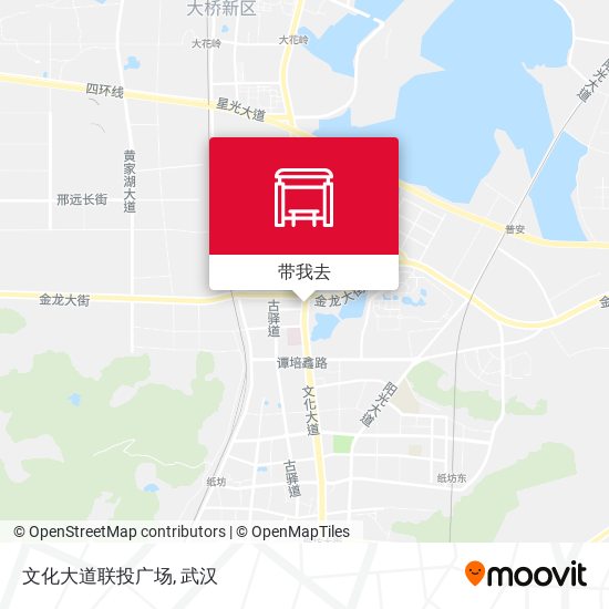 文化大道联投广场地图
