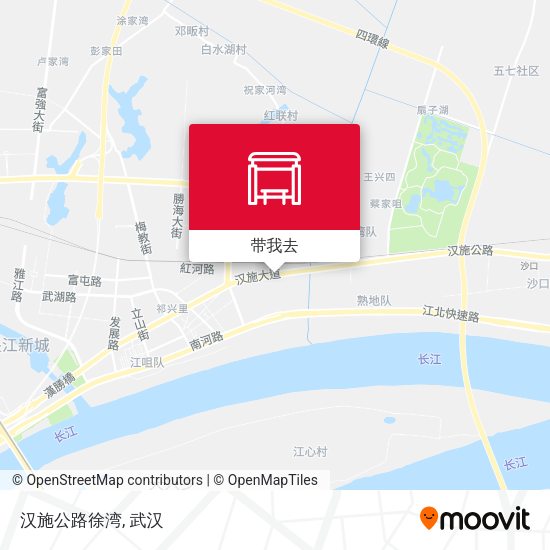 汉施公路徐湾地图
