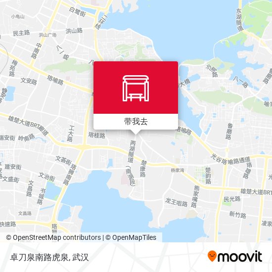 卓刀泉南路虎泉地图