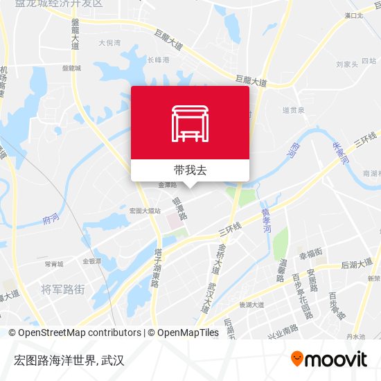 宏图路海洋世界地图