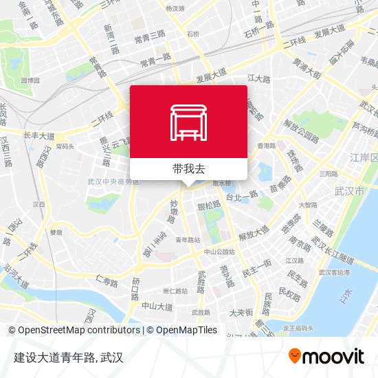 建设大道青年路地图