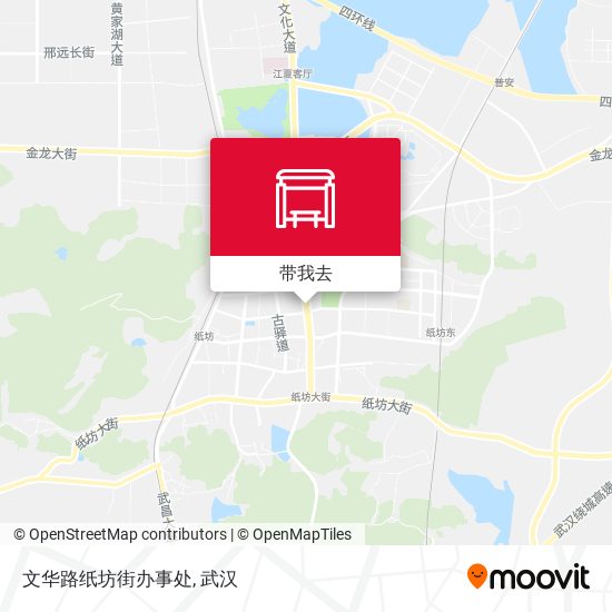 文华路纸坊街办事处地图