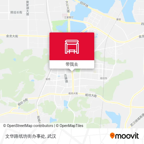 文华路纸坊街办事处地图