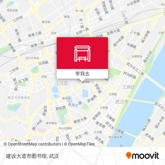 建设大道市图书馆地图